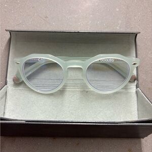 Caddis dogleg geometric blue light glasses